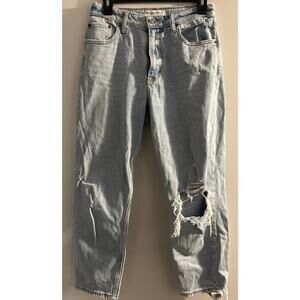 Abercombie & Fitch Women's The Mom High Rise Curve Love Jeans 27/4